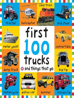 cover image of Big Board First 100 Trucks and Things That Go